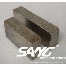 Herramientas de diamante de buena calidad segmento de la cuchilla de corte de diamante